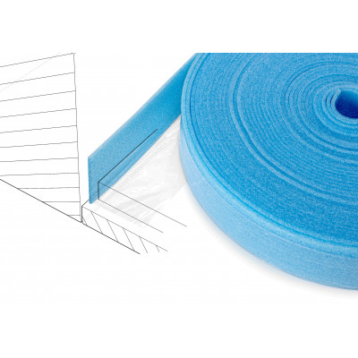 Taśma dylatacyjna z folią TD/PE - 1 szt. 1 krążek 50mb.