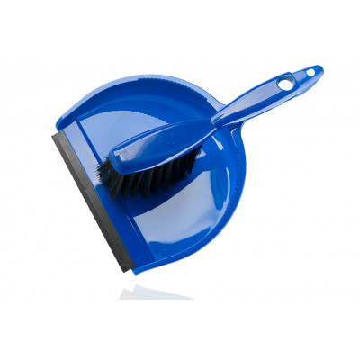 Zestaw Śmieciuszek 2w1 - szufelka z gumką + zmiotka