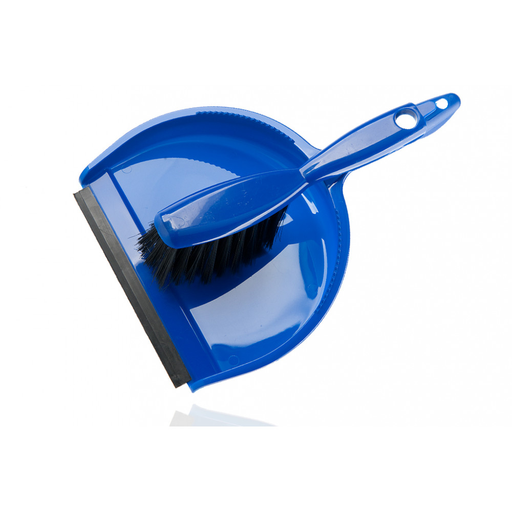 Zestaw Śmieciuszek 2w1 - szufelka z gumką + zmiotka