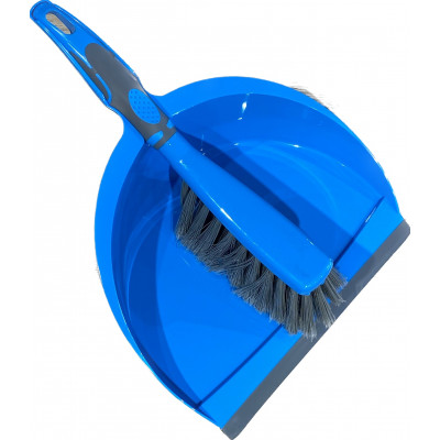 Zestaw Techno 2w1 - szufelka z gumką + zmiotka