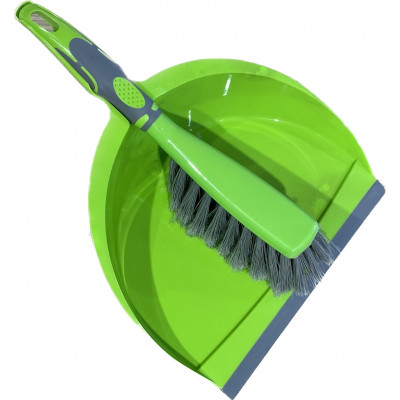 Zestaw Techno 2w1 - szufelka z gumką + zmiotka