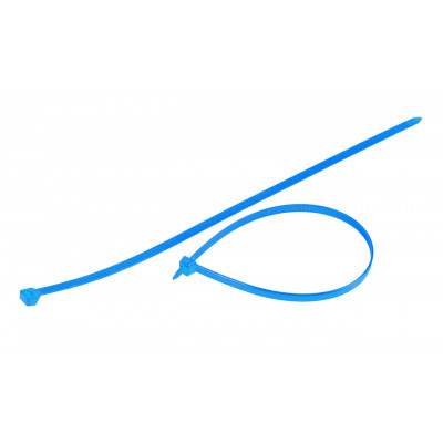 Opaska zaciskowa do otulin kolorowych 368x7,6mm - jasna niebieska 1 szt