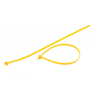 Opaska zaciskowa do otulin kolorowych 368x7,6mm - żółty 1 szt