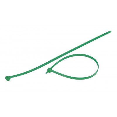 Opaska zaciskowa do otulin kolorowych 368x7,6mm - ciemno-zielona 1 szt