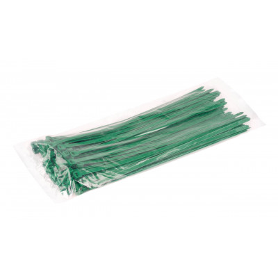 Opaska zaciskowa do otulin kolorowych 368x7,6mm - ciemno-zielona 100 szt