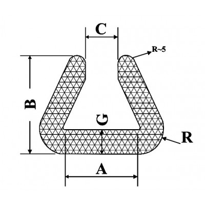 Profil U-60/80 dł. 1 mb