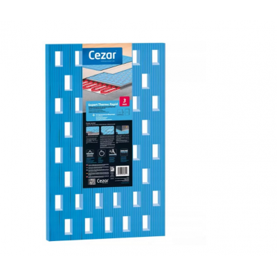Podkład pod panele - Cezar EXPERT THERMO RAPID (arkusz 1,00 x 0,50 m) gr. 3,0 mm niebieski (5m2)
