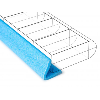 Kątownik "L" 75x75x10 dł. 2 mb - KARTON (100 szt)