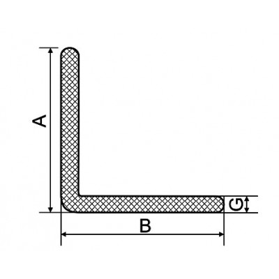 Kątownik "L" 75x75x10 dł. 2 mb