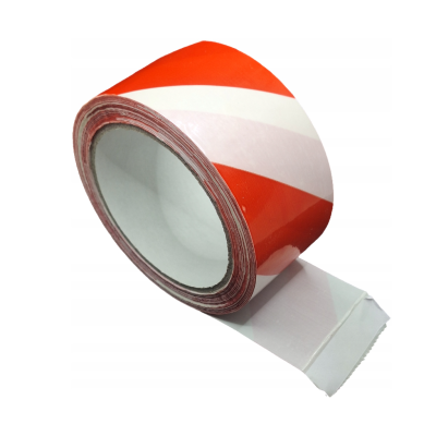 Taśma ostrzegawcza biało czerwona 50/33M