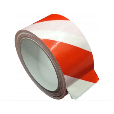 Taśma ostrzegawcza biało czerwona 50/33M