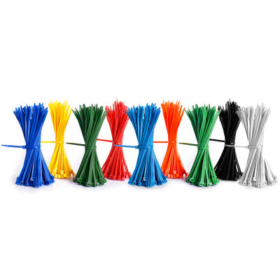 Opaska zaciskowa do otulin kolorowych żółta 100 szt