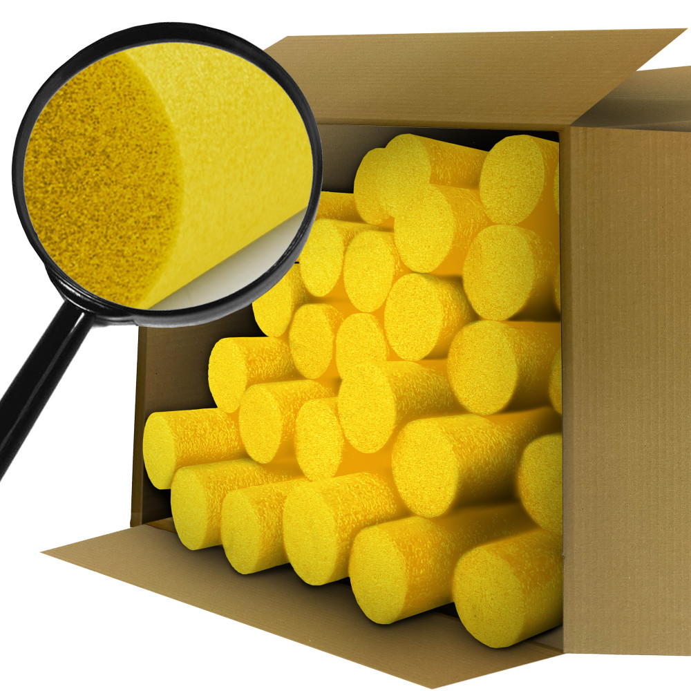 Makaron do pływania 60 mm dł. 160 cm - żółty 50 szt. karton