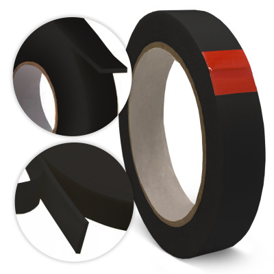 Taśma dwustronna piankowa czarna 19mm/5m