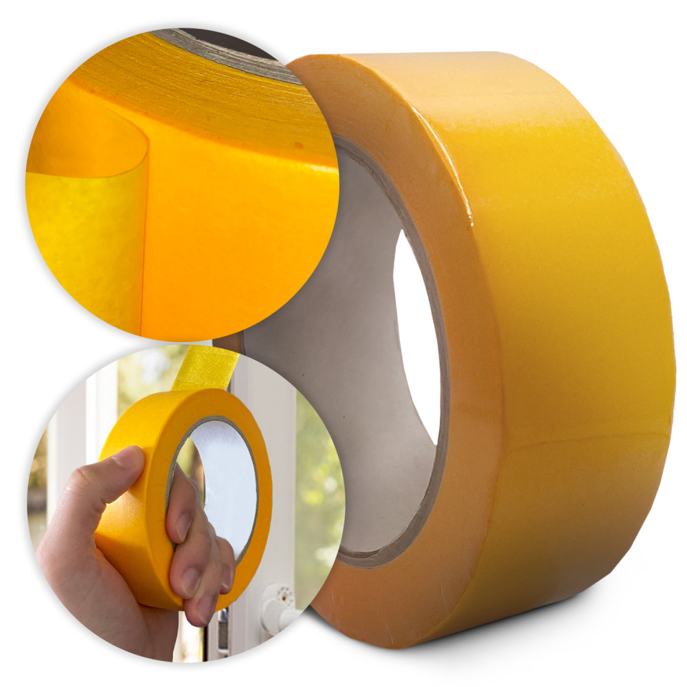 Taśma malarska washi gold 48mm/50m