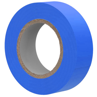 Taśma ostrzegawcza samoprzylepna PVC niebieska 50/33m