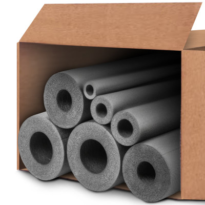 Otuliny polietylenowe szare dł.  2 m KARTON