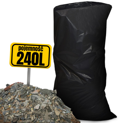 Worki na gruz - 240 L (10 szt)