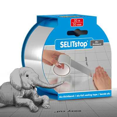 SELITSTOP TAŚMA ALU 50mm/50mb