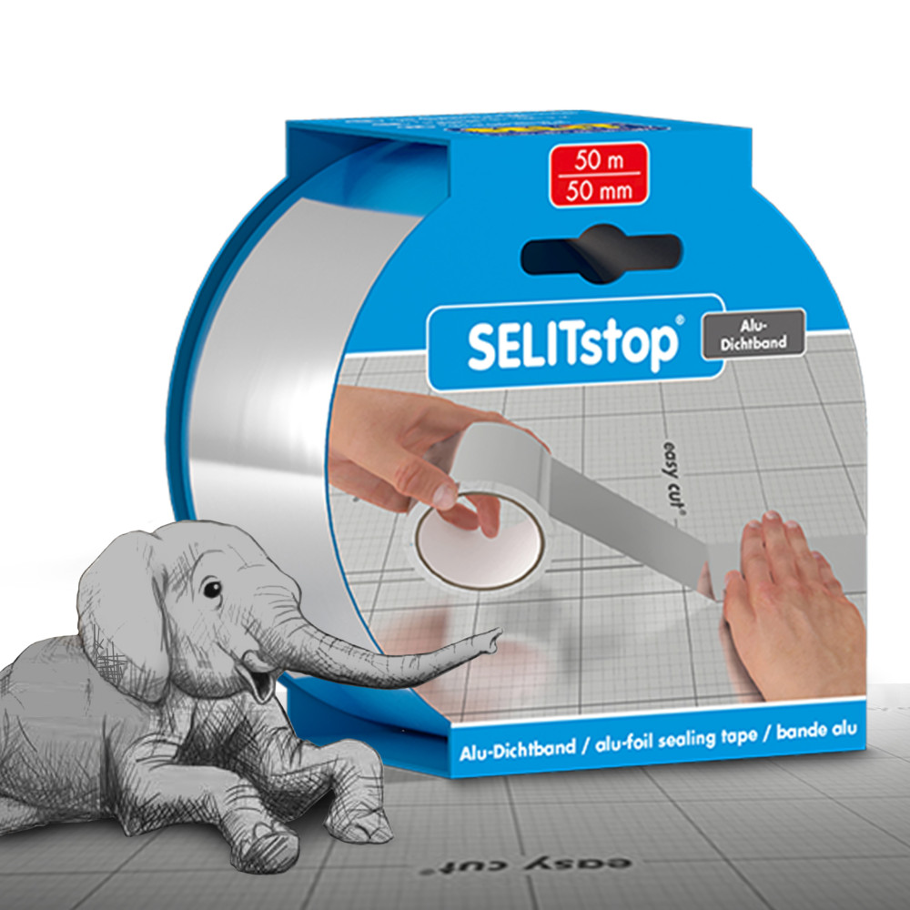 SELITSTOP TAŚMA ALU 50mm/50mb