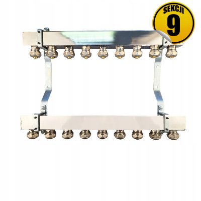 ROZDZIELACZ ZE STALI NIERDZEWNEJ DO C.O. SOLID1 16x2 SEKCJI 9 CAPRICORN