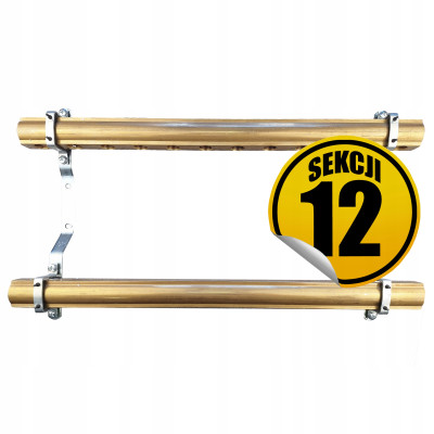 CAPRICORN Rozdzielacz mosiężny do c.o., 12 sekcji.