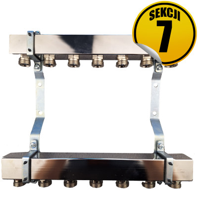 CAPRICORN Rozdzielacz mosiężny PREMIUM11, eurokonusy 16 X 1,5. 3 sekcje.