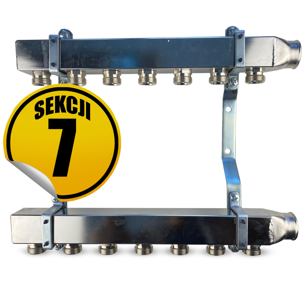 Rozdzielacz do centralnego ogrzewania Solid1, 7 sekcji CAPRICORN