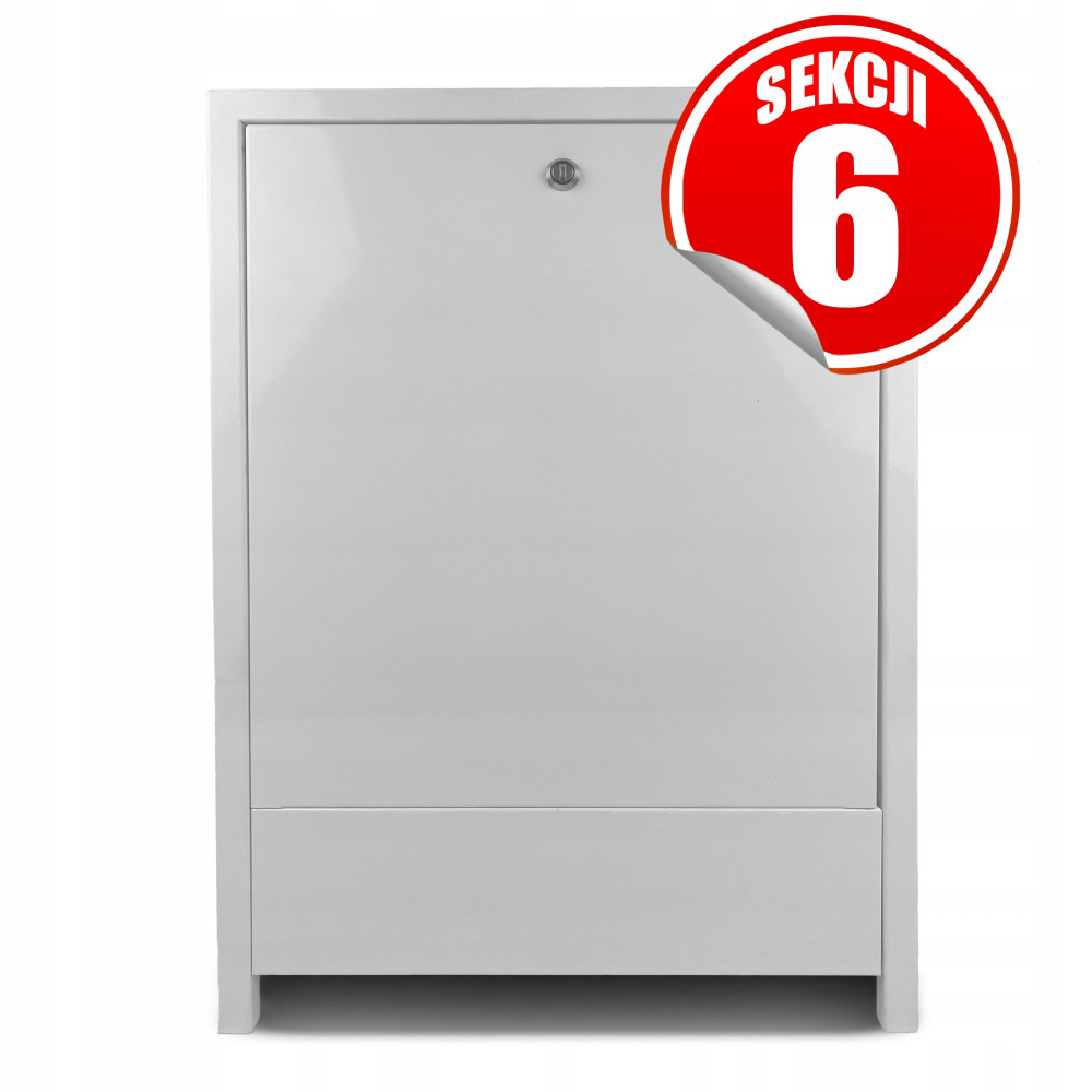Szafka natynkowa do 6 sekcji z zamkiem na monetę 450/640/135 CAPRICORN
