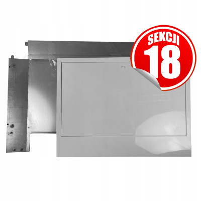 Szafka podtynkowa DIY do 18 sekcji zamek na monetę CAPRICORN