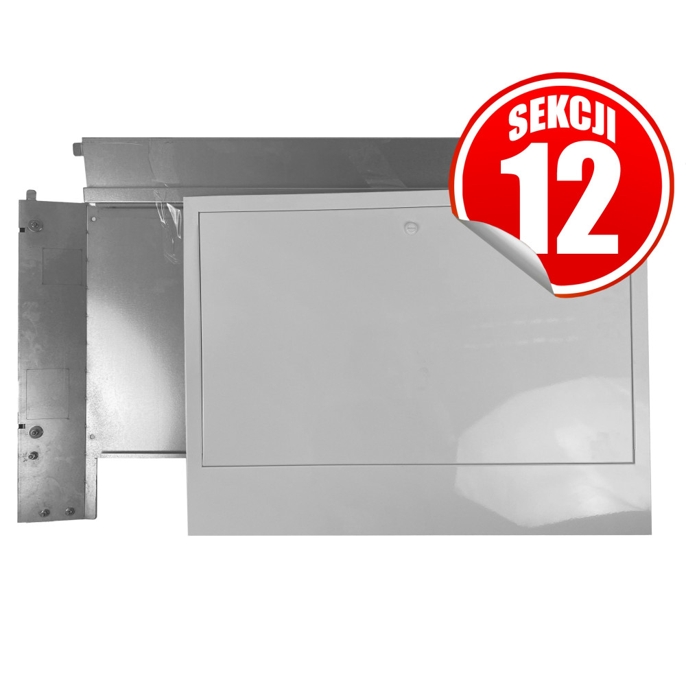 Szafka podtynkowa DIY do 12 sekcji z zamkiem na monetę CAPRICORN