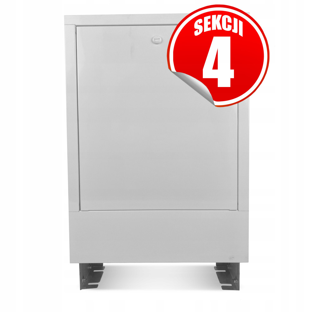 Szafka podtynkowa do 4 sekcji z zamkiem na monetę 400/713 CAPRICORN