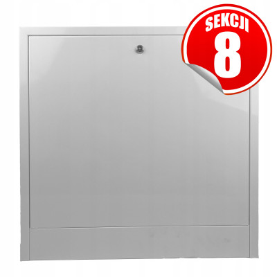 Szafka natynkowa ściągane plecy do 8 sekcji na klucz CAPRICORN