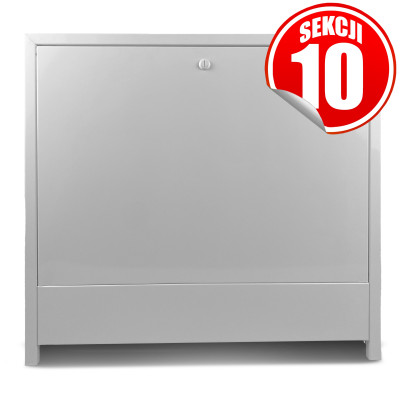 Szafka natynkowa do 10 sekcji z zamkiem na monetę CAPRICORN