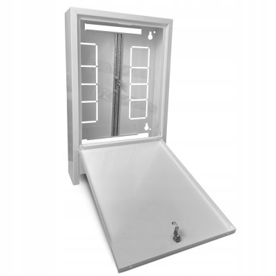 Szafka natynkowa do 4 sekcji z zamkiem na monety 400/640/135 CAPRICORN