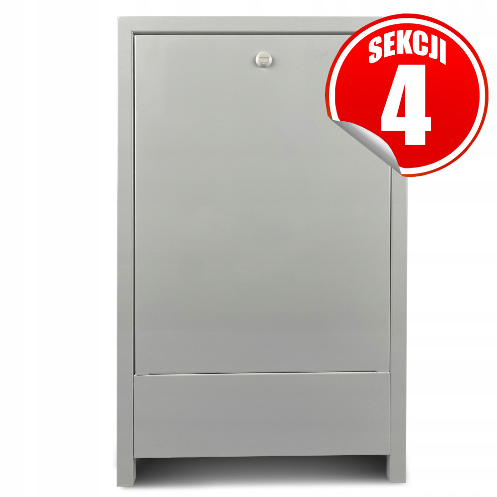 Szafka natynkowa do 4 sekcji z zamkiem na monety 400/640/135 CAPRICORN