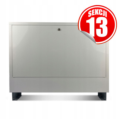 Szafka podtynkowa do 13 sekcji z zamkiem (M) na monetę CAPRICORN