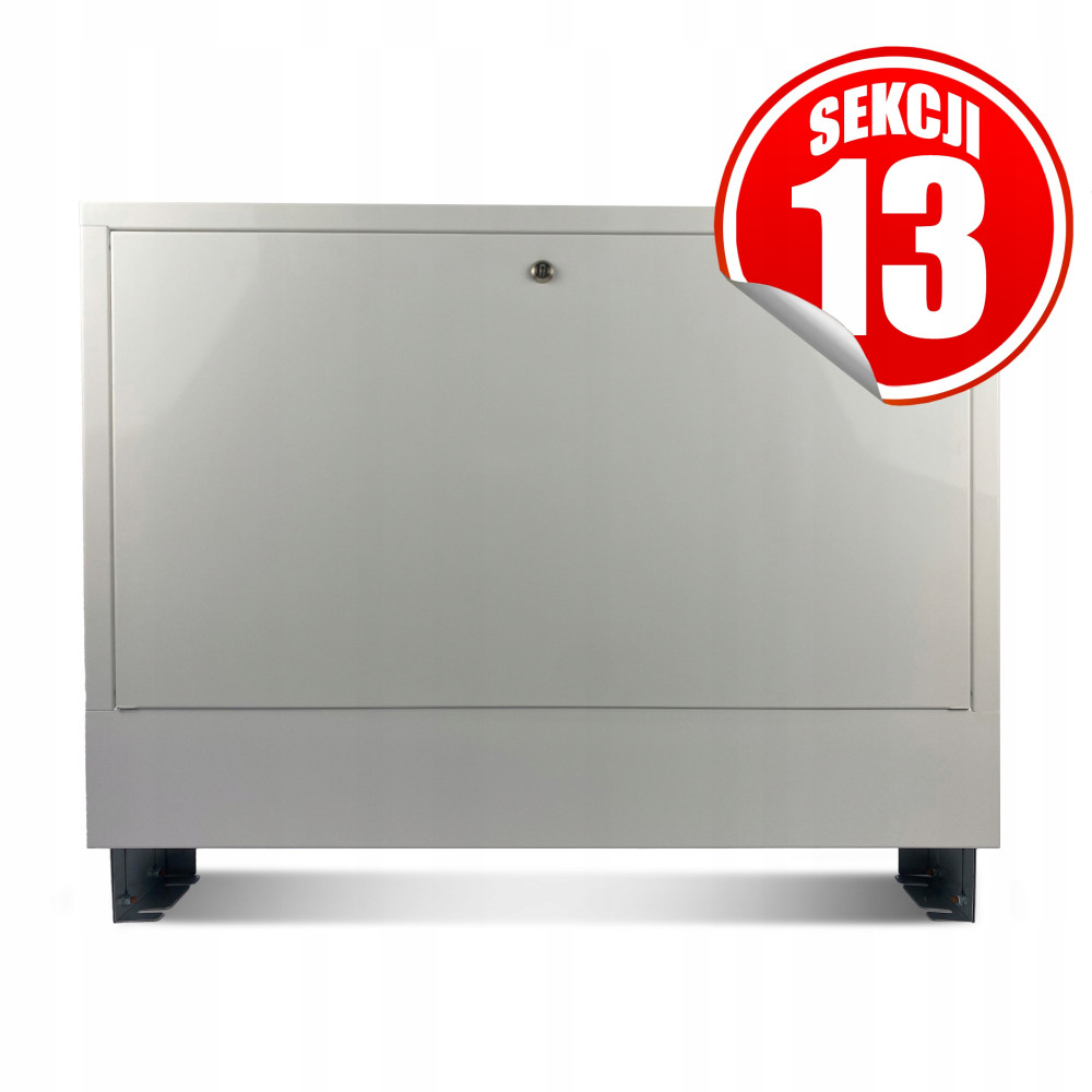 Szafka podtynkowa do 13 sekcji z zamkiem (M) na monetę CAPRICORN