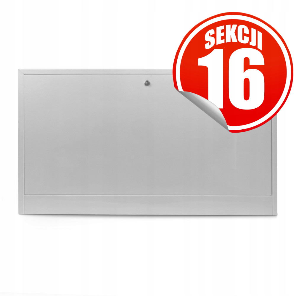 Szafka natynkowa COMPACT do 16 sekcji z zamkiem na kluczyk CAPRICORN