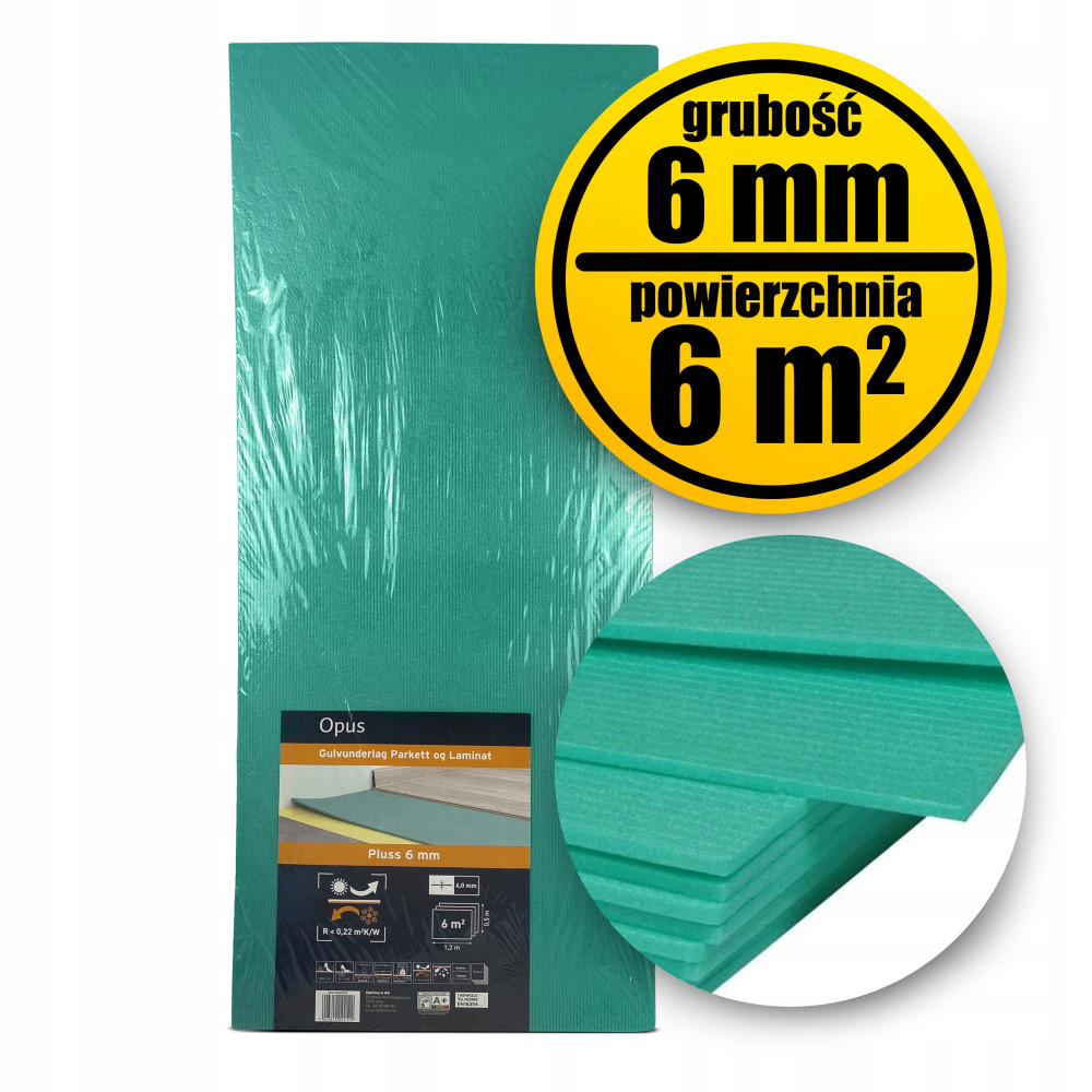 Podkład pod panele laminowana OPUS PLUSS OPTIMERA