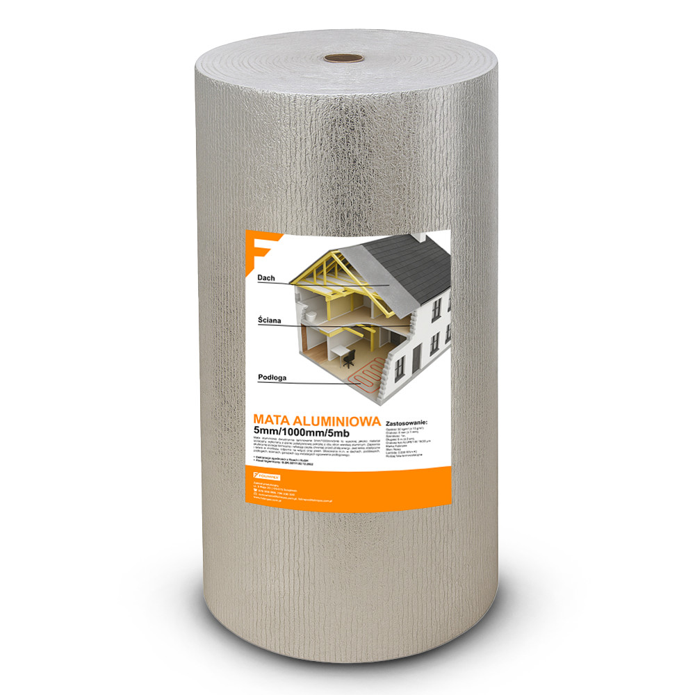 Mata ALUMINIOWA laminowana dwustronnie 5/1000/5mb