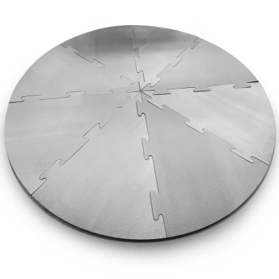 Mata pod basen ogrodowy lub jacuzzy, grubość 25mm średnica szara 2,38m