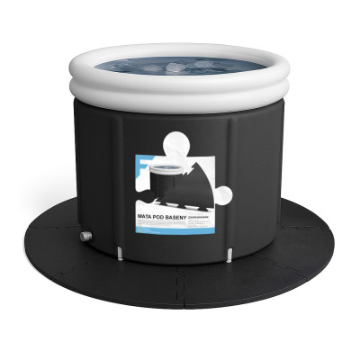 Mata pod wannę, beczkę, balię do morsowania średnica 1,2m puzle