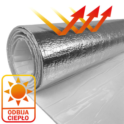 Ekran zagrzejnikowy z klejem