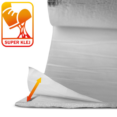 Ekran zagrzejnikowy z klejem