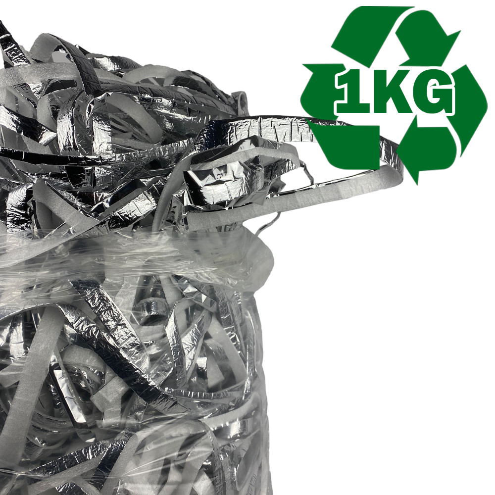 Ekologiczny wypełniacz do paczek z pianki i aluminium (1 kg)