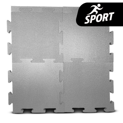Mata gimnastyczna antypoślizgowa puzzle szara 50mmx50mmx2,5cm 4szt