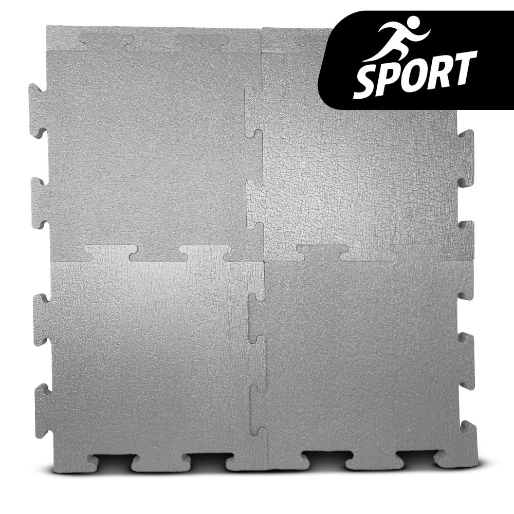 Mata gimnastyczna antypoślizgowa puzzle szara 50mmx50mmx2,5cm 4szt