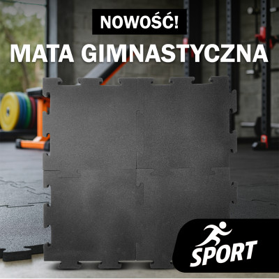 Mata gimnastyczna antypoślizgowa puzzle 50mmx50mmx2cm 4szt