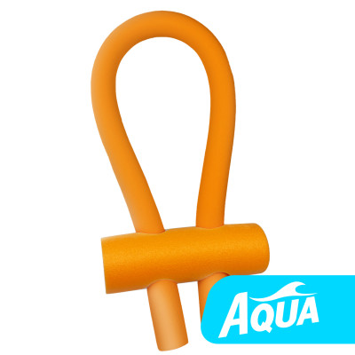 Makaron do pływania 60 mm dł. 160 cm - pomarańczowy